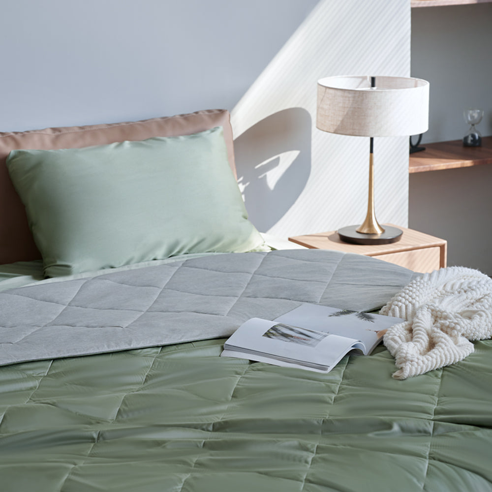 Green Fitted Cooling Sheet