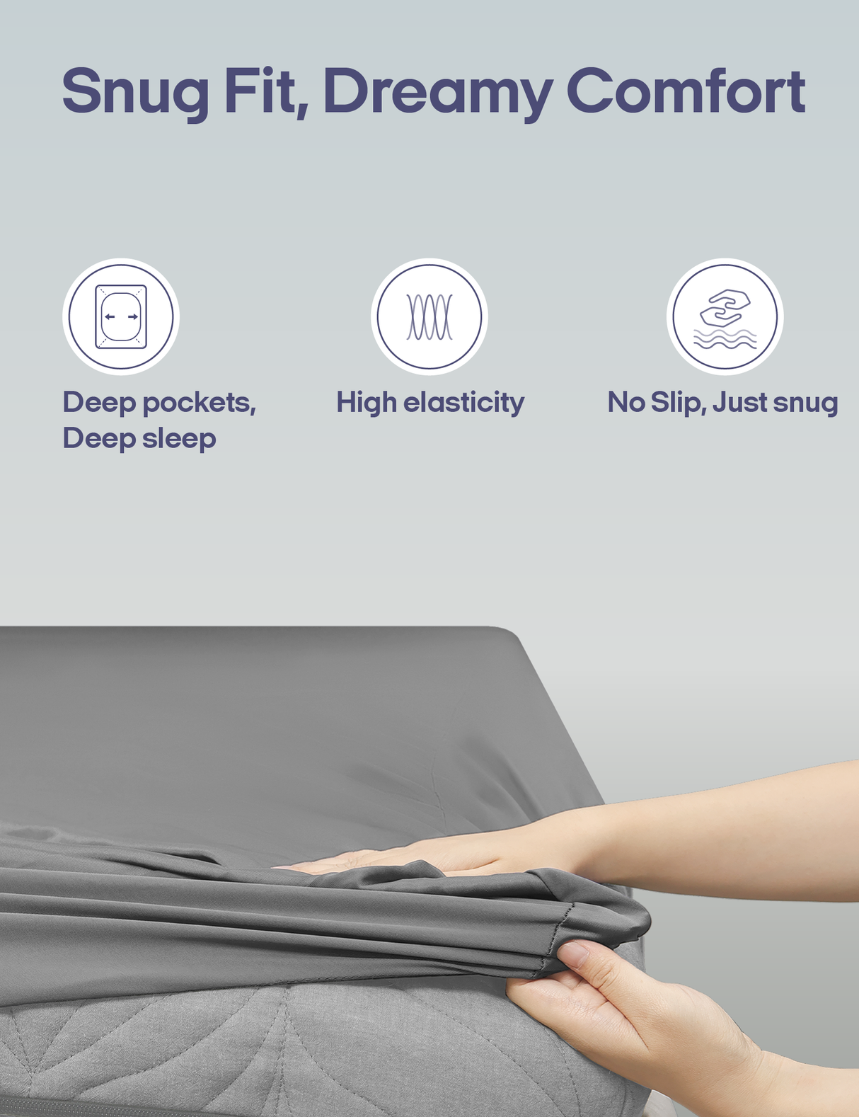 100% Nylon Cooling Fitted Sheet