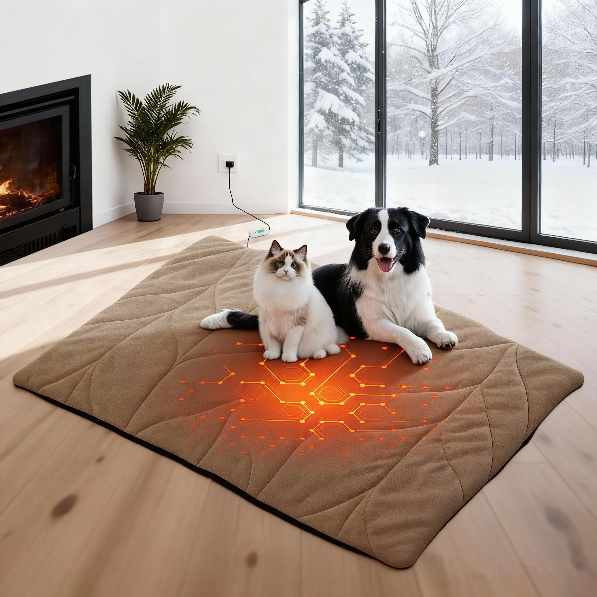 Square Electric Heated Pet Mat