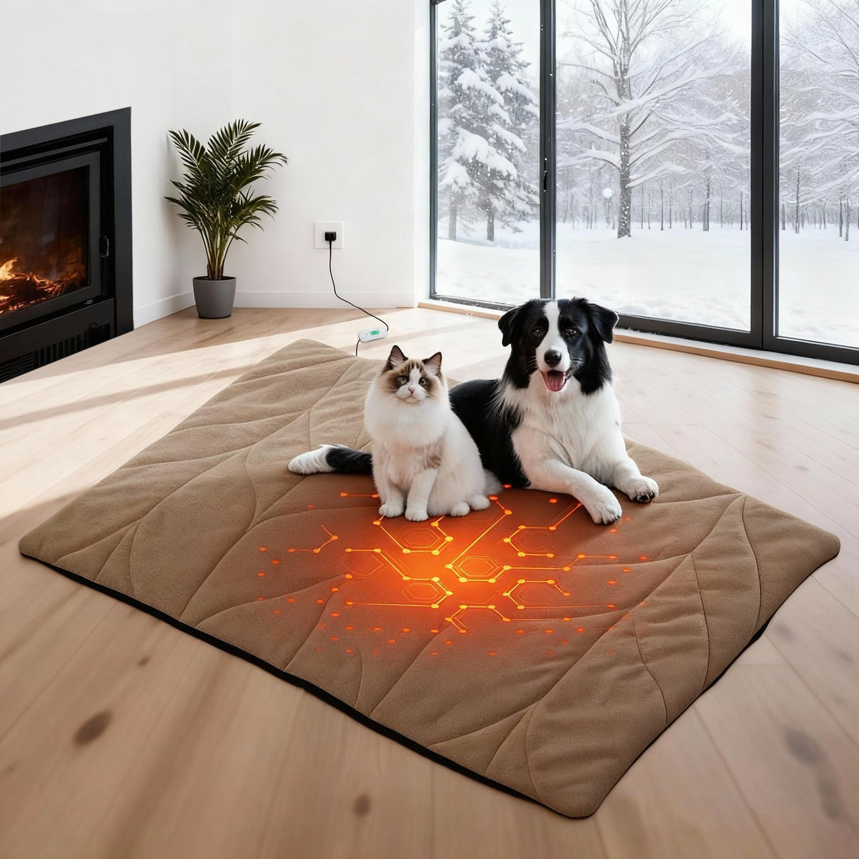 Free Electric Heated Pet Mat （5pcs limited）