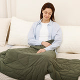 Palm Shaped Weighted-Lap Blanket