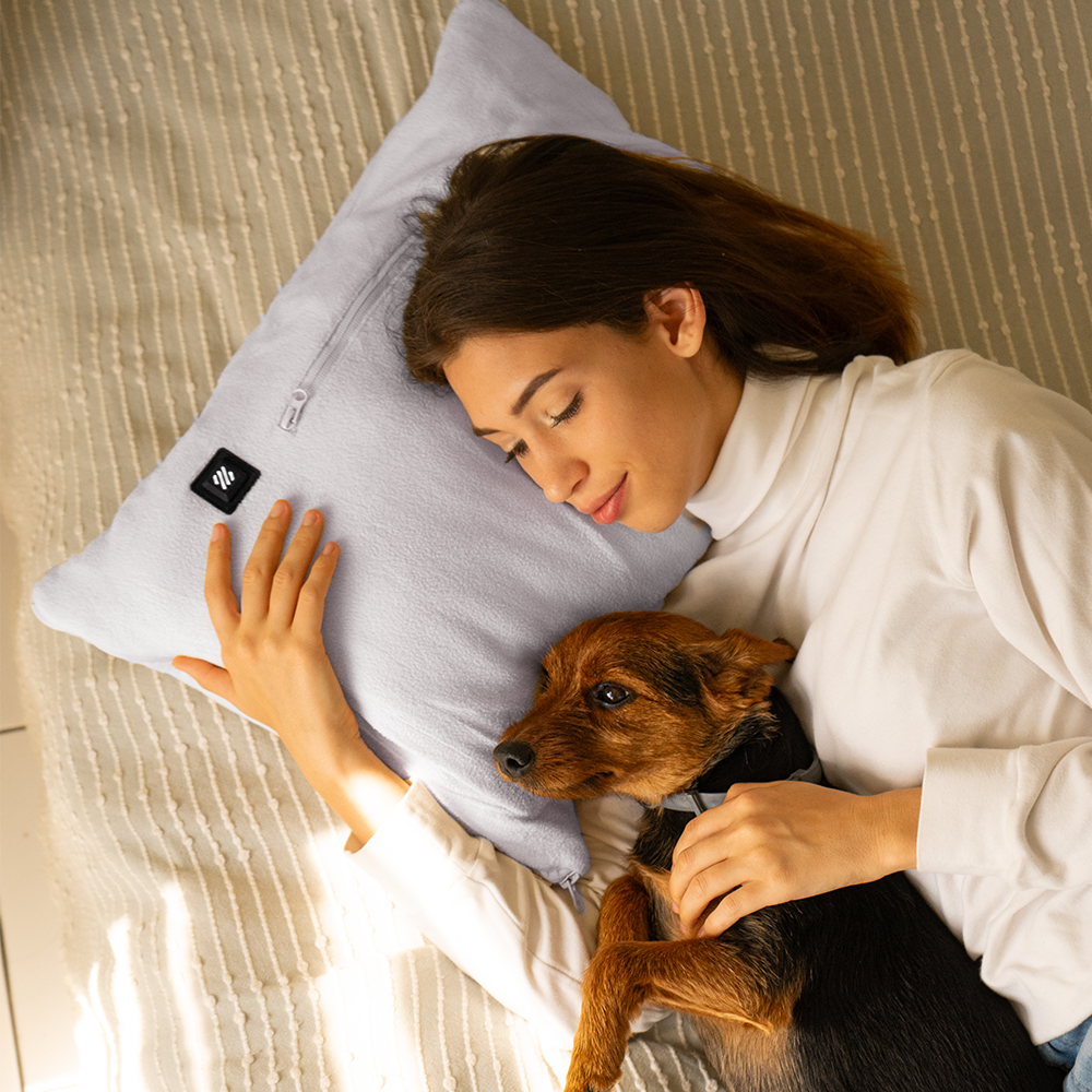 3-in-1 Battery Powered Heated Blanket- Z-Hug-7.4V