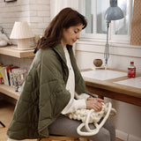 Palm Shaped Weighted-Lap Blanket