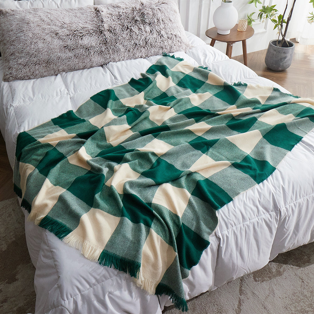 Plaid Throw Blanket