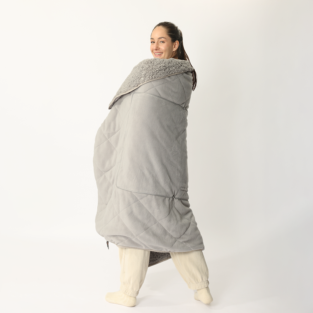 3-in-1 Battery Powered Heated Blanket- Z-Hug-7.4V