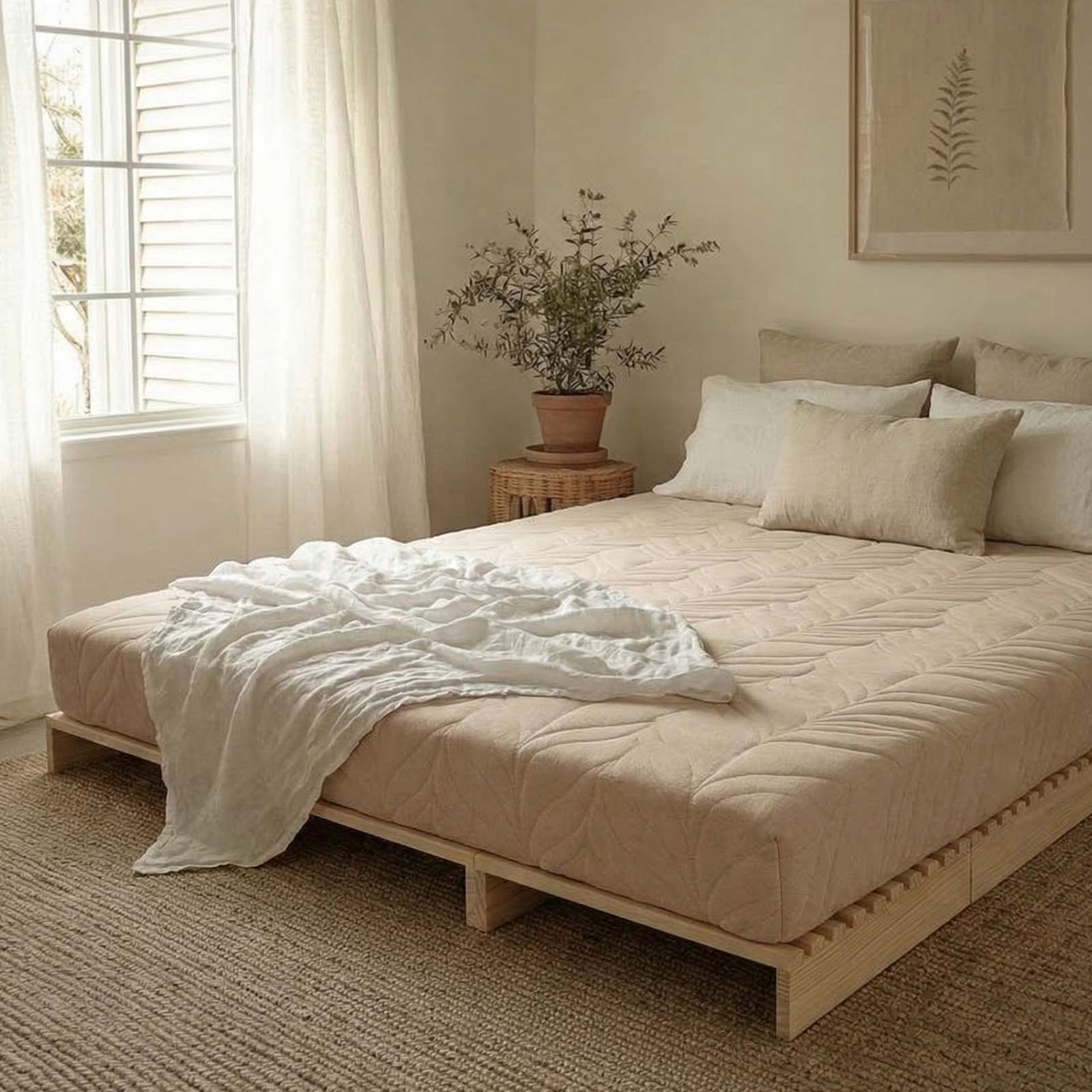 Wheat Dream Futon Mattress