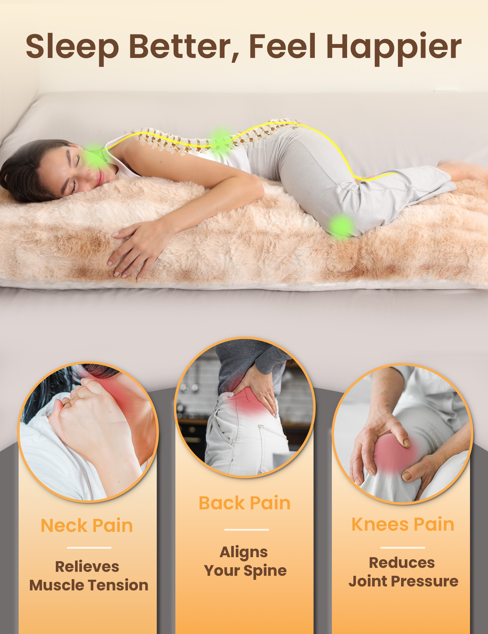 Bubble Plush Body Pillow