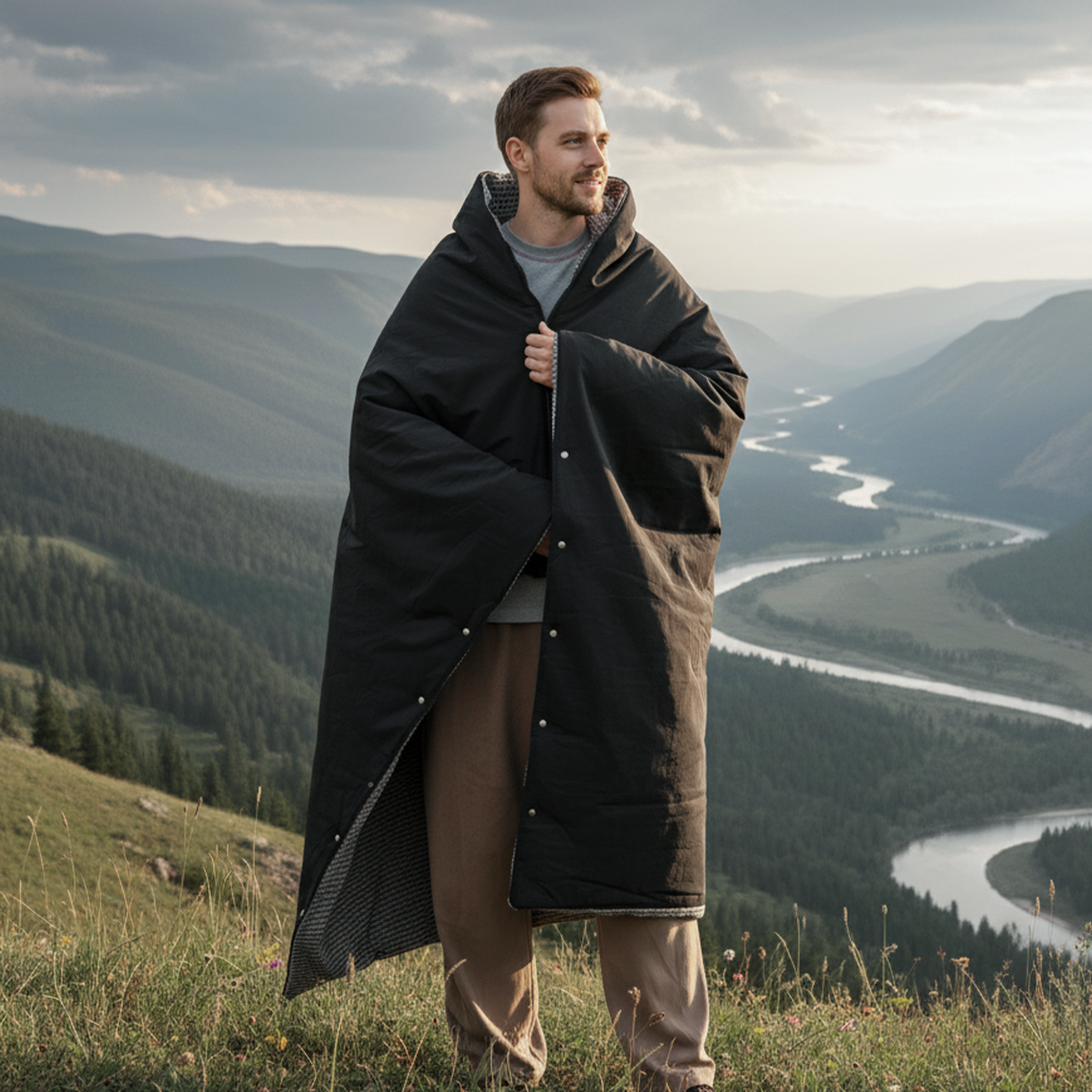 Professional Outdoor Wearable Battery Heated Blanket-Z-Walk Ultra-20V