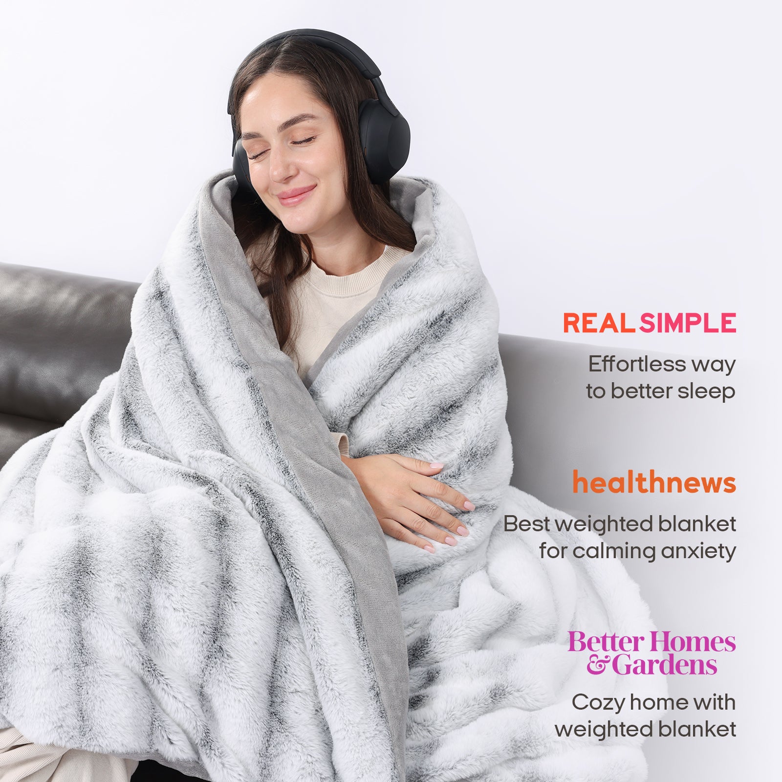 Fuzzy Calming Heated Weighted Blanket