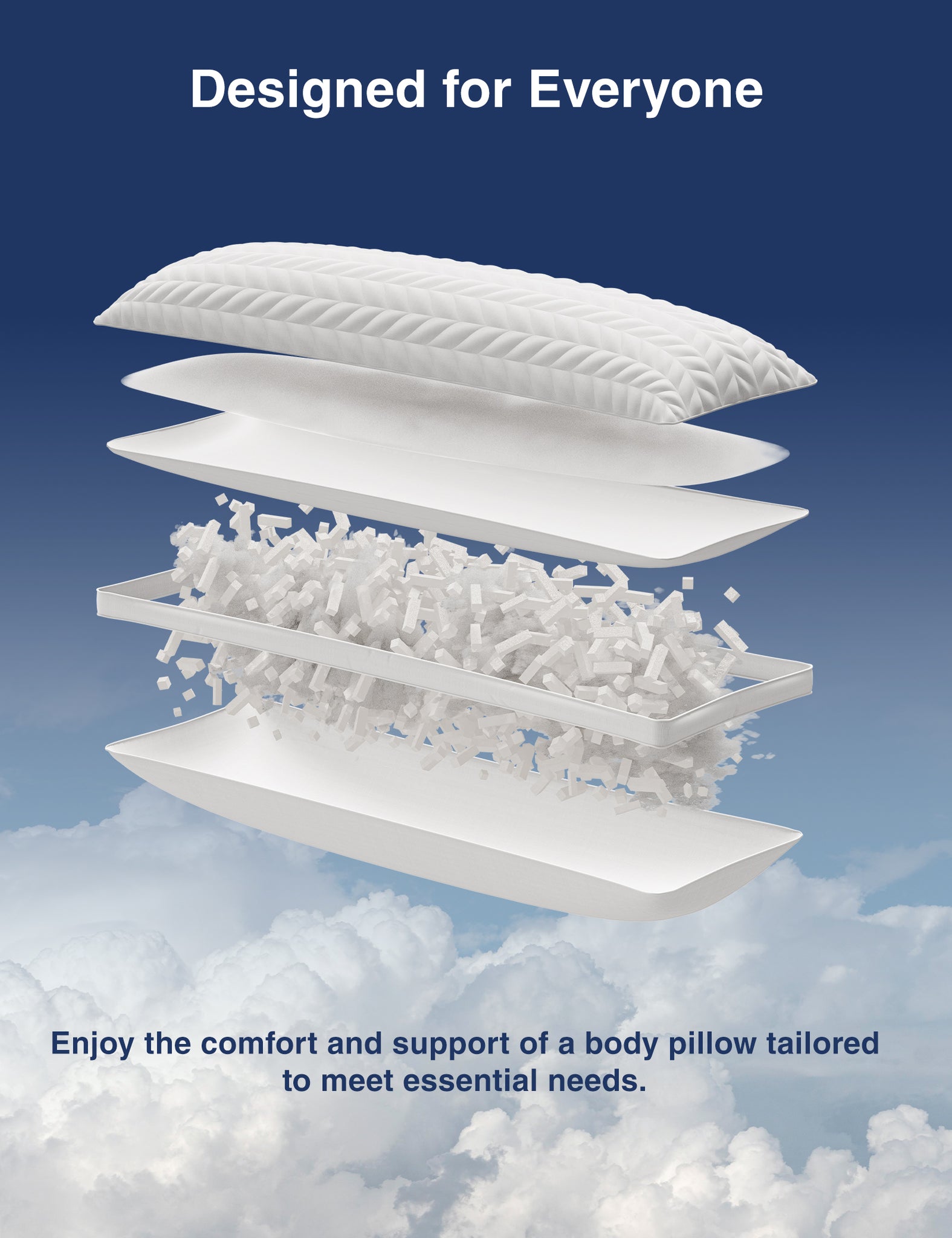 Memory Foam Body Pillow