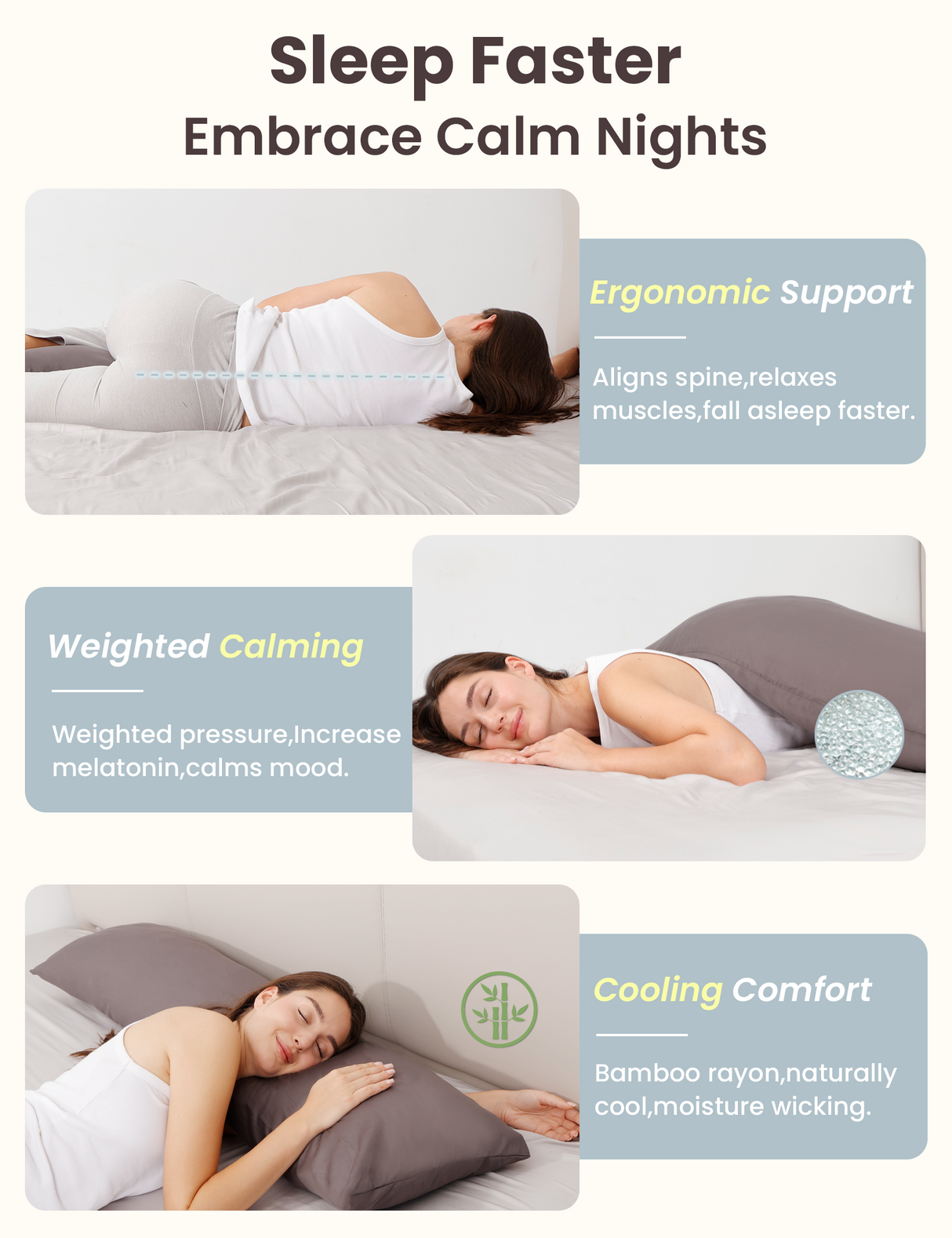 Weighted Body Pillow