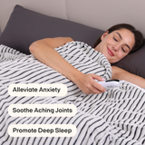 Pain-Relief Heated Weighted Blanket — Floor Mattress Warm Partner