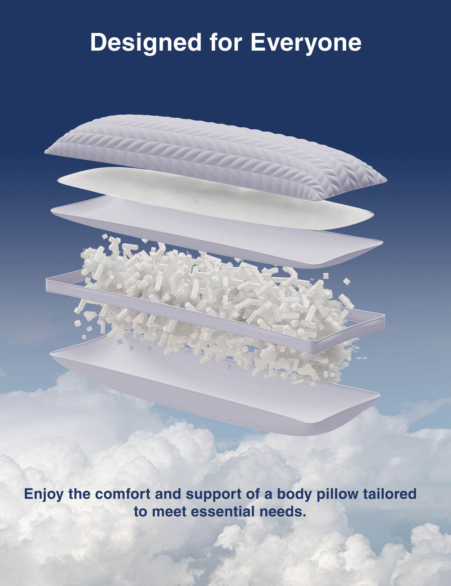 Memory Foam Body Pillow