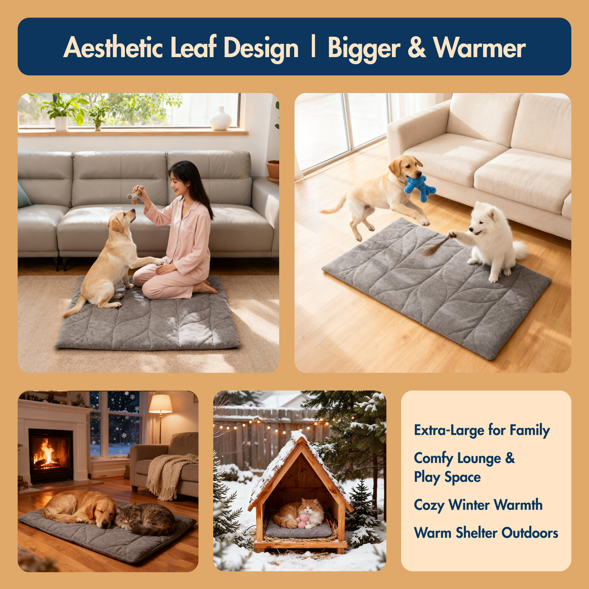 Free Electric Heated Pet Mat （5pcs limited）