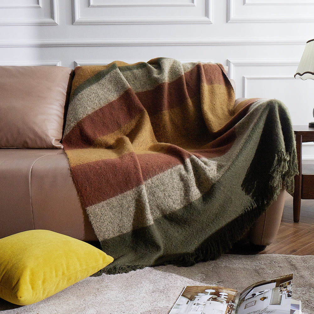 Christmas Plaid Throw Blanket