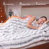 Fuzzy Calming Heated Weighted Blanket