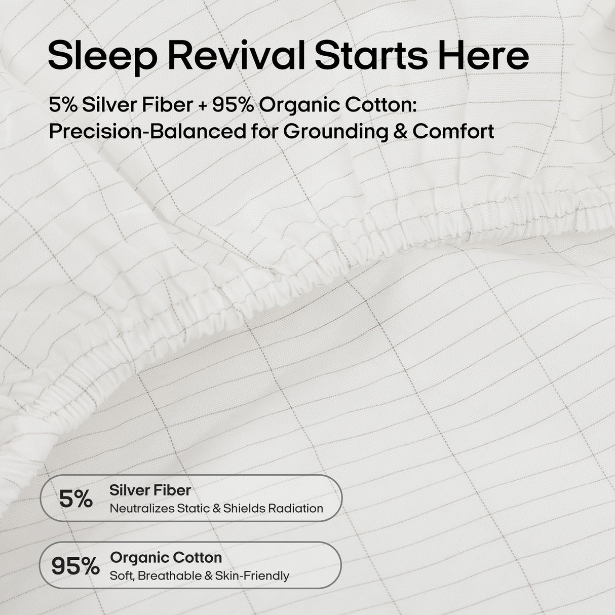 Earthing Grounding Fitted Sheet