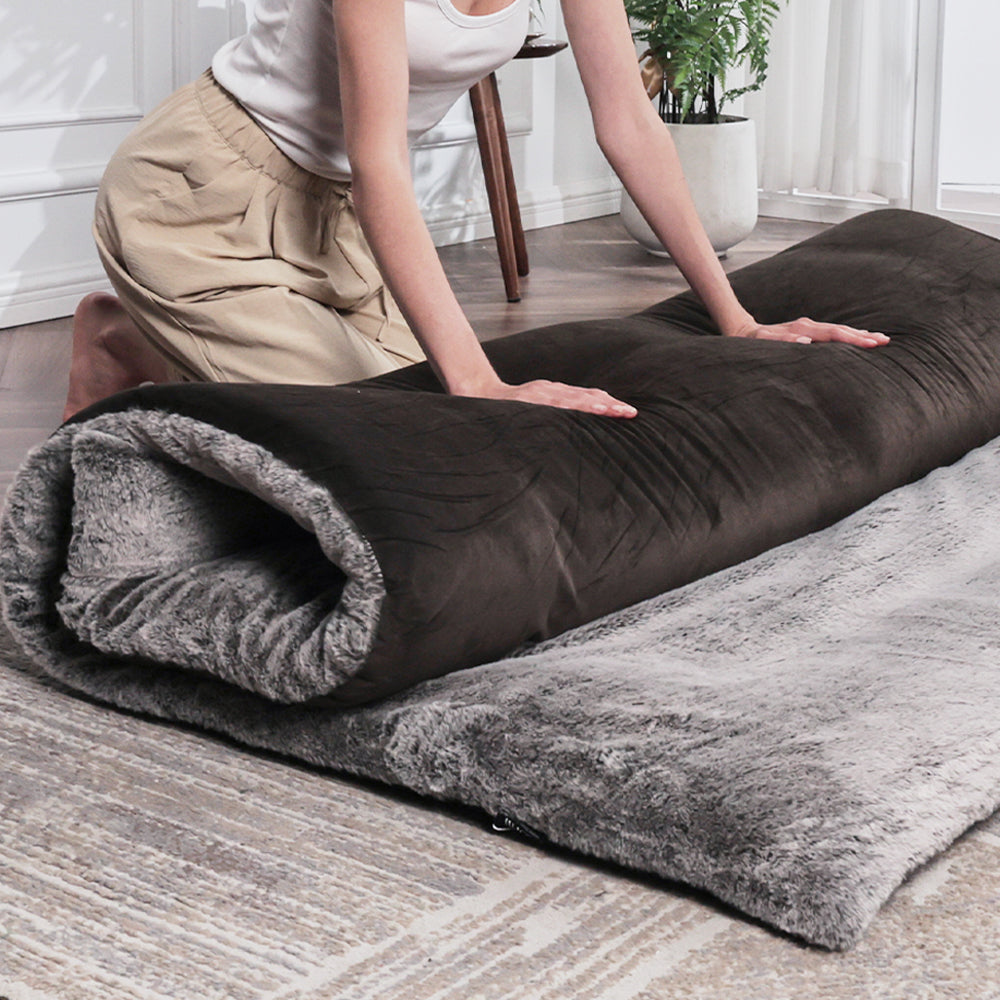 Soft Faux Fur Futon Mattress