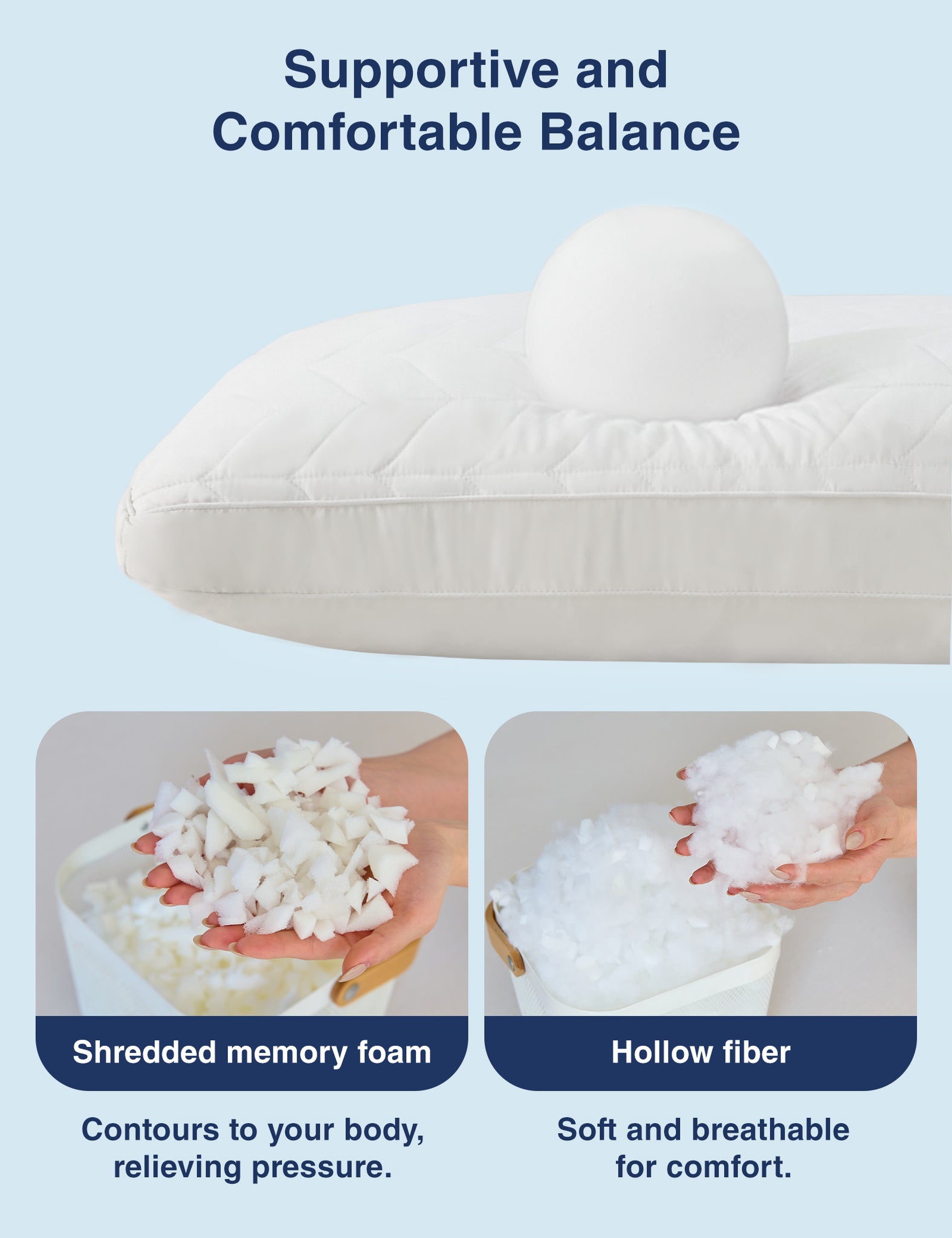 Memory Foam Body Pillow