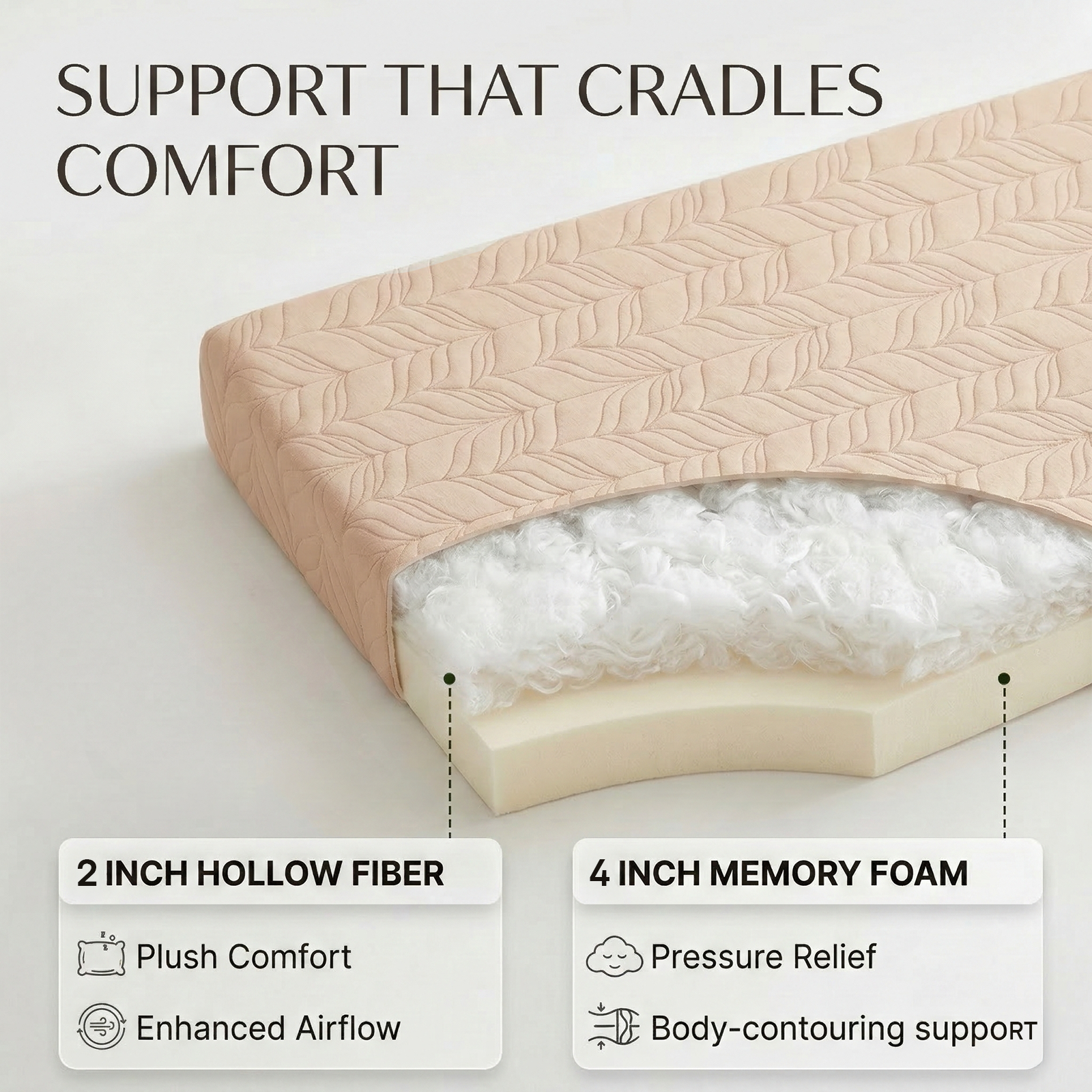 Wheat Dream Futon Mattress