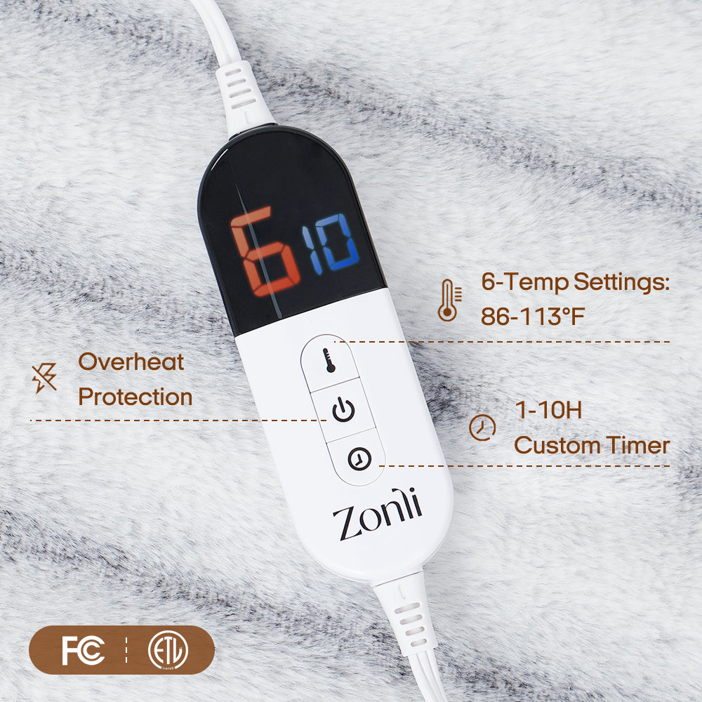 Fuzzy Calming Heated Weighted Blanket