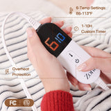 Fuzzy Calming Heated Weighted Blanket