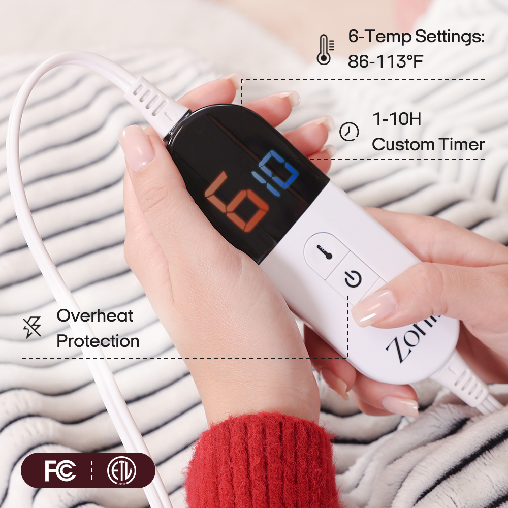 Pain-Relief Heated Weighted Blanket — Floor Mattress Warm Partner