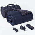 Sherpa Heated Blanket Blue