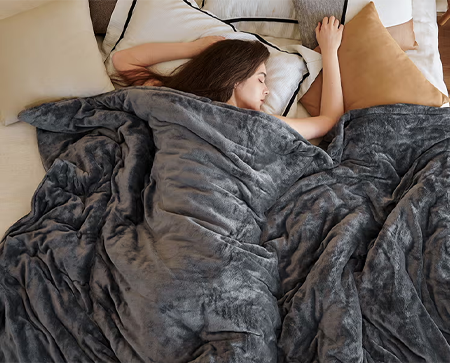 Temperature regulating weighted blanket hotsell