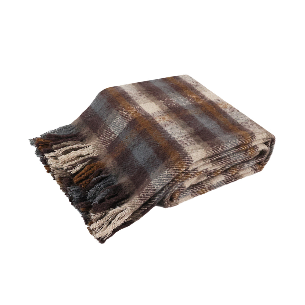 Plaid Throw Blanket