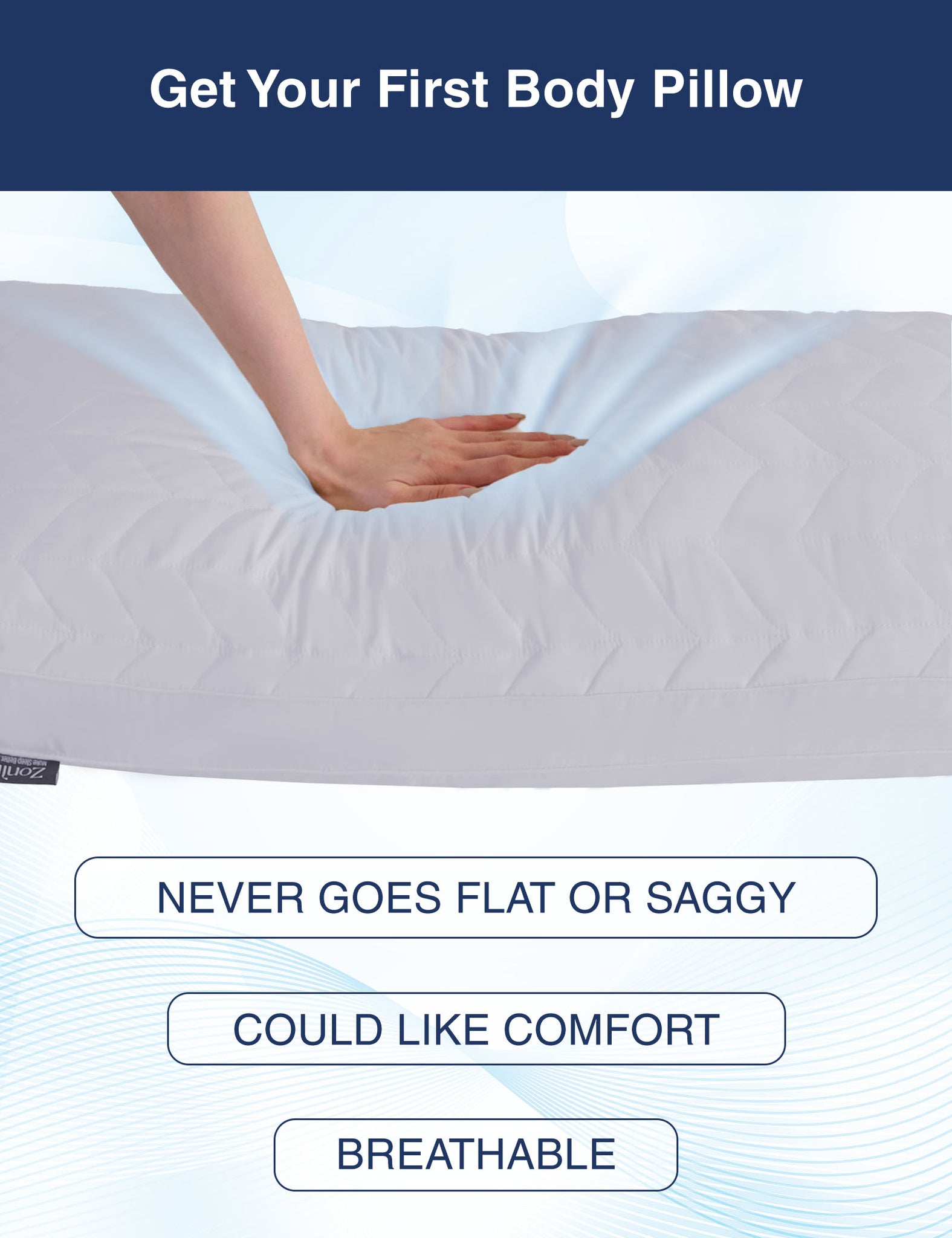 Memory Foam Body Pillow