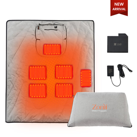 Z-Walk 14.8W  Rechargeable Battery Heated Blanket