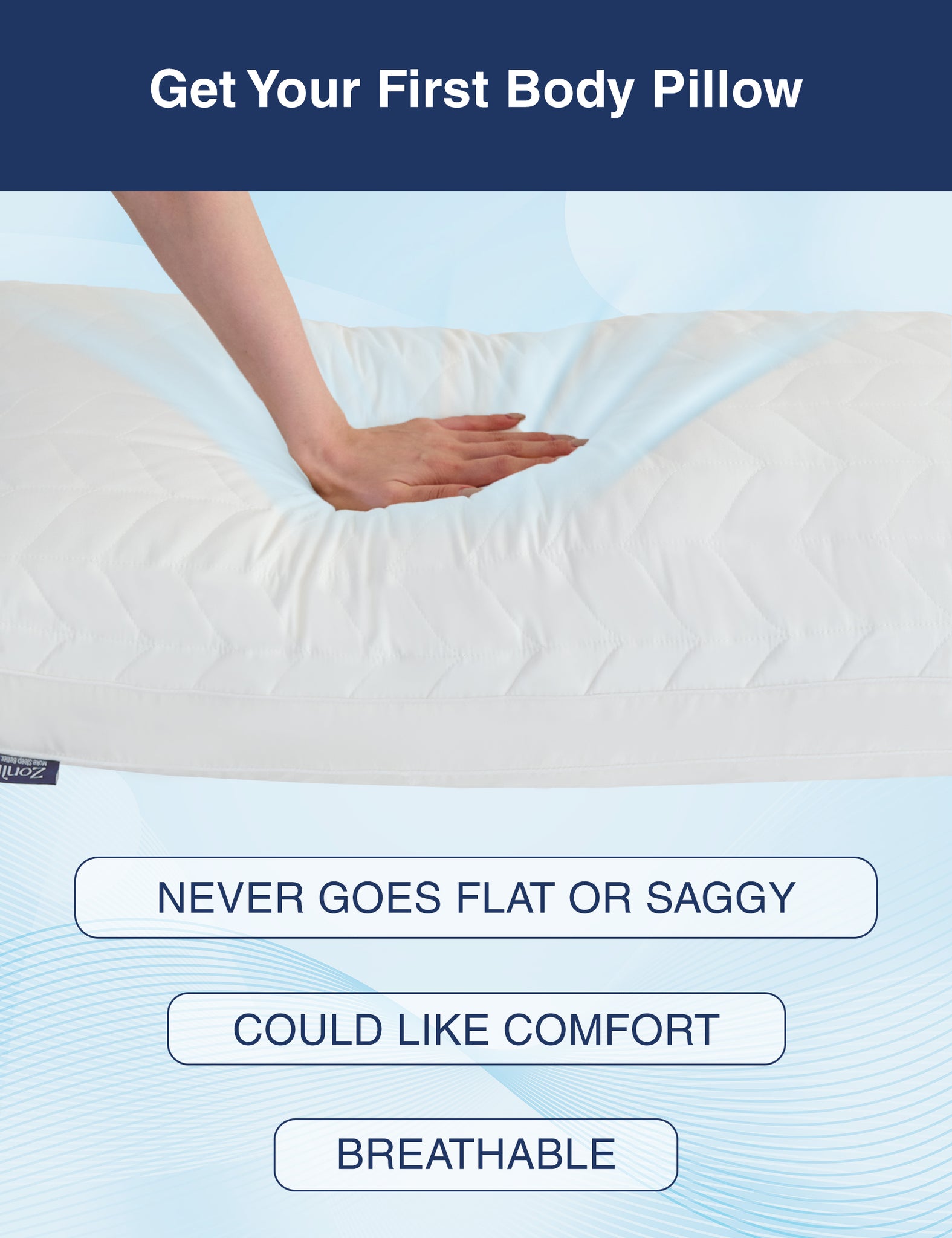 Memory Foam Body Pillow