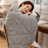 Palm Shaped Weighted-Lap Blanket