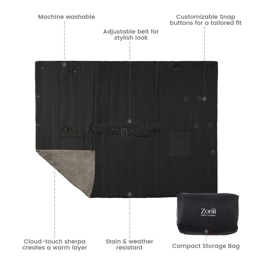 Battery Operated Heated Blanket- Z-Style Pro Cocoon