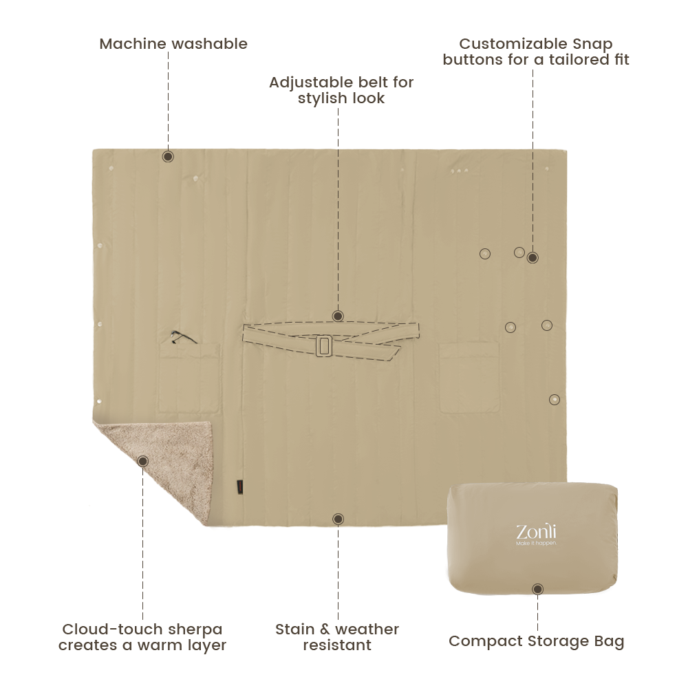 Battery Operated Heated Blanket- Z-Style Pro Cocoon