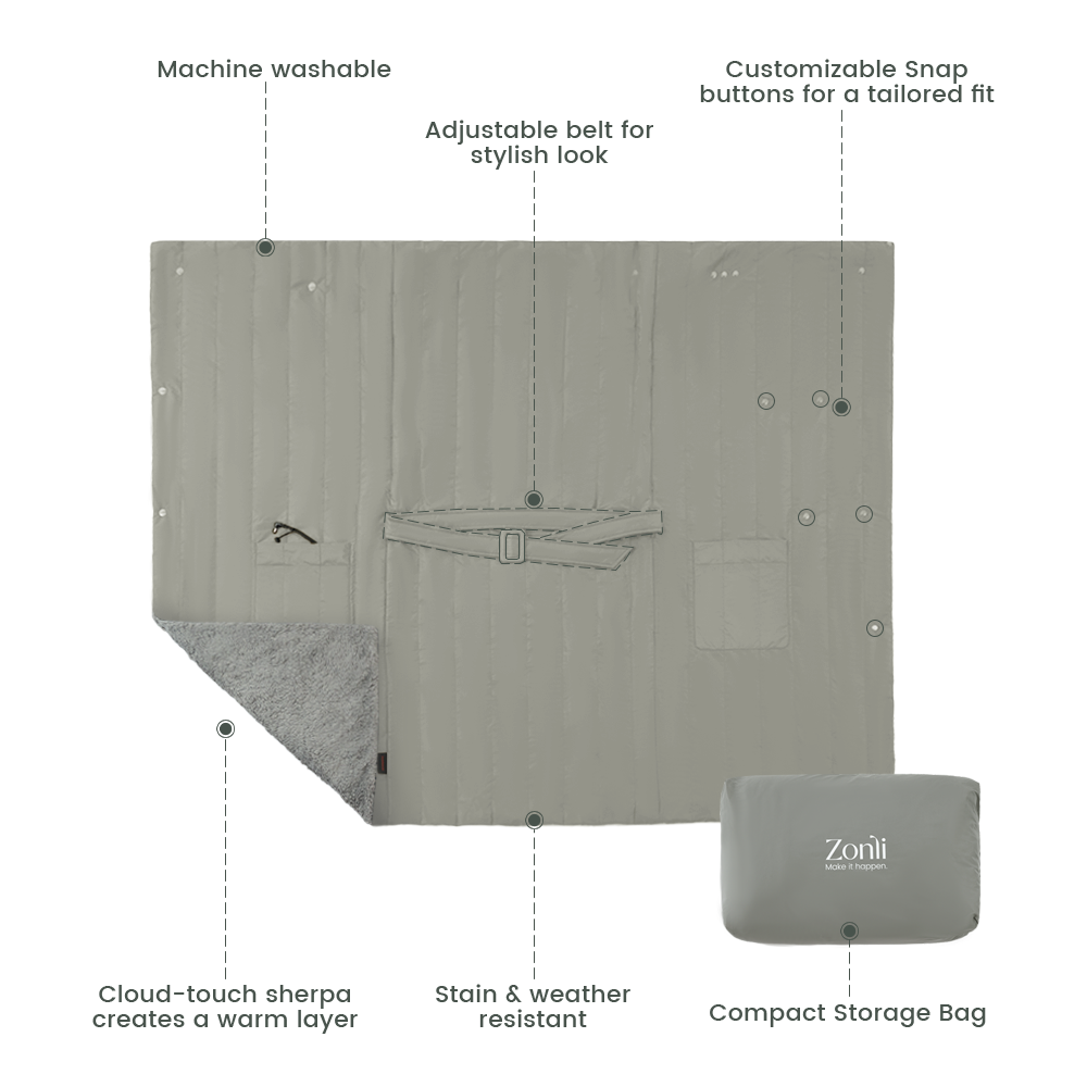 Battery Operated Heated Blanket- Z-Style Pro Cocoon