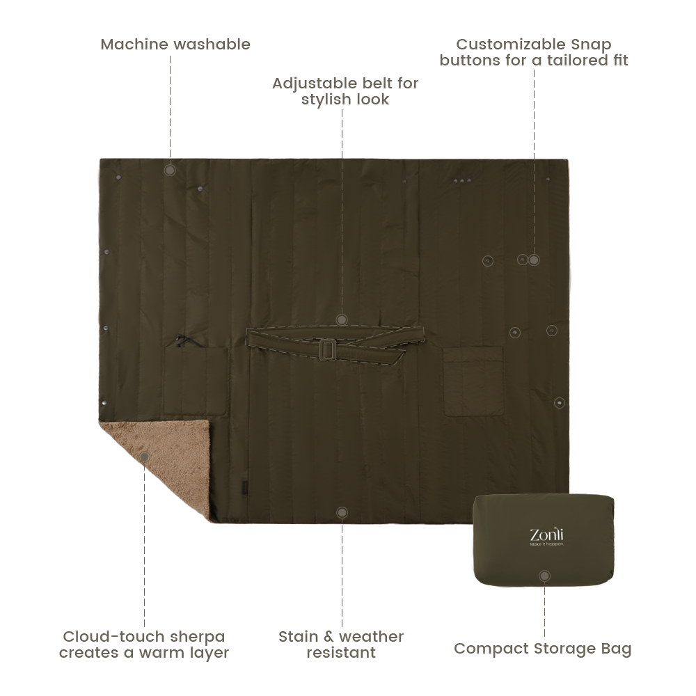 Battery Operated Heated Blanket- Z-Style Pro Cocoon