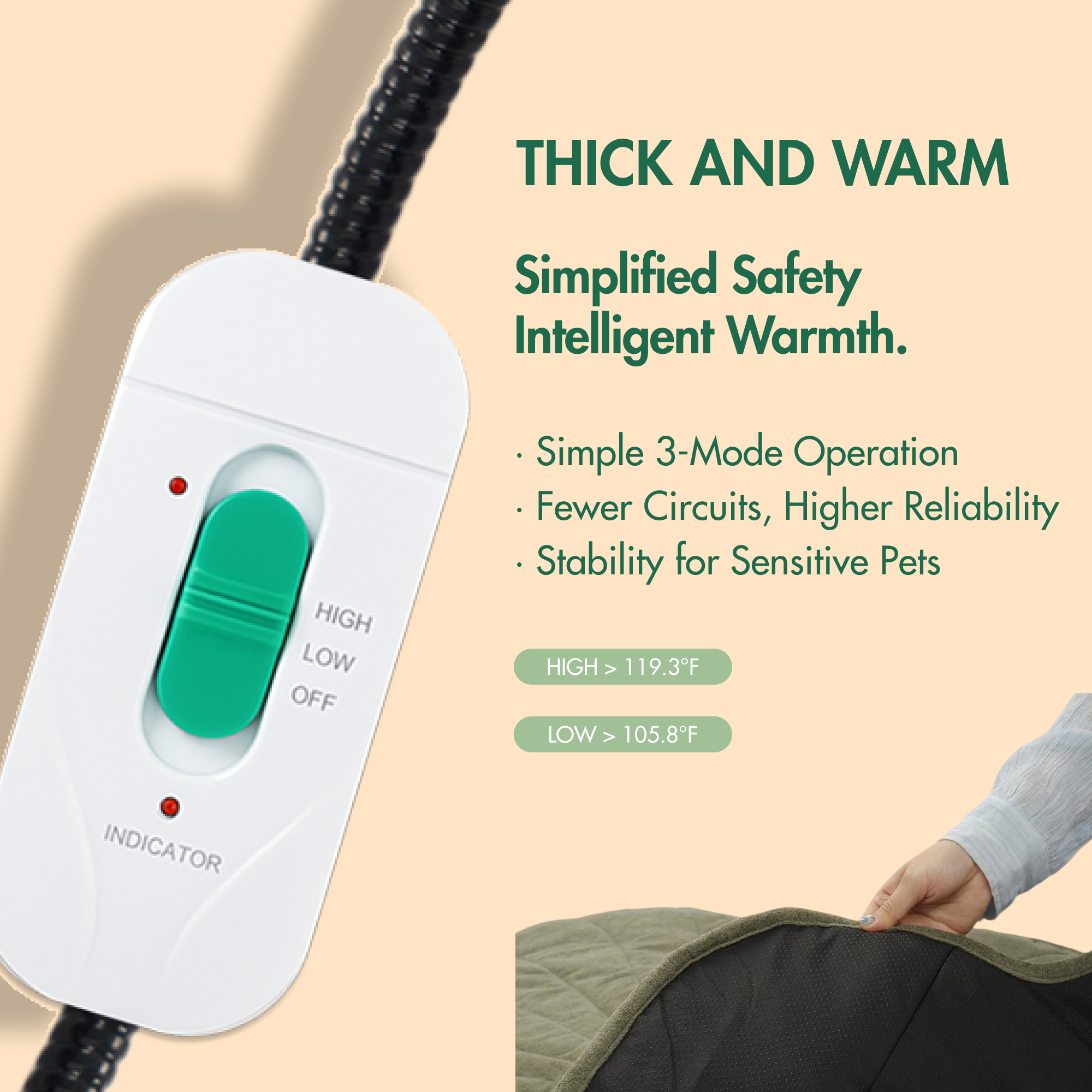 Maple Leaf-Shaped Pet Heating Mat