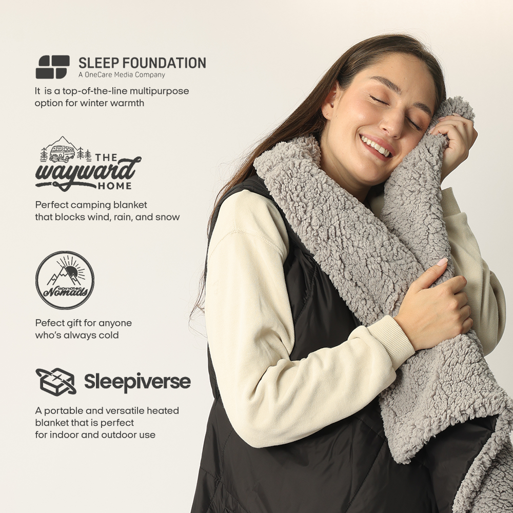 Wearable Battery Operated Heated Blanket Z-Style 9V