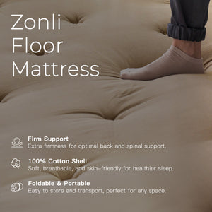 100% Organic Cotton Soft Floor Mattress