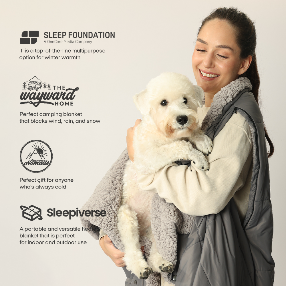 Wearable Battery Operated Heated Blanket Z-Style 9V