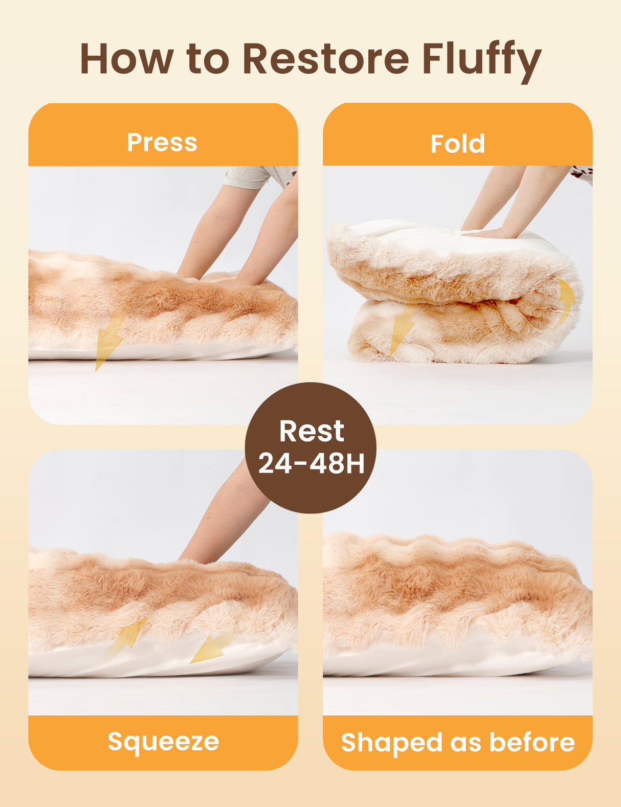 Bubble Plush Body Pillow