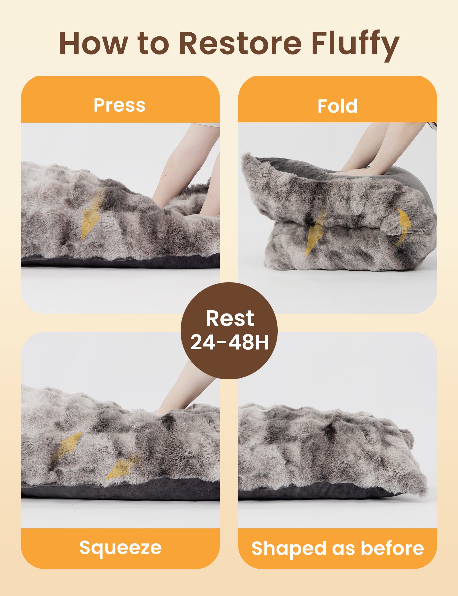 Bubble Plush Body Pillow