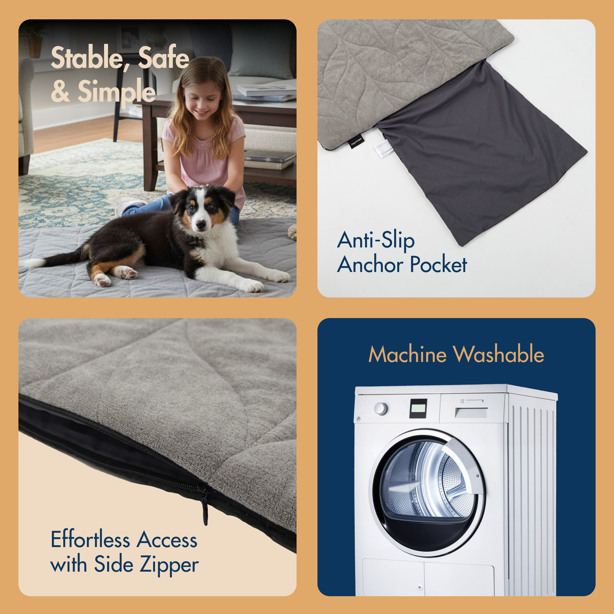 Square Electric Heated Pet Mat