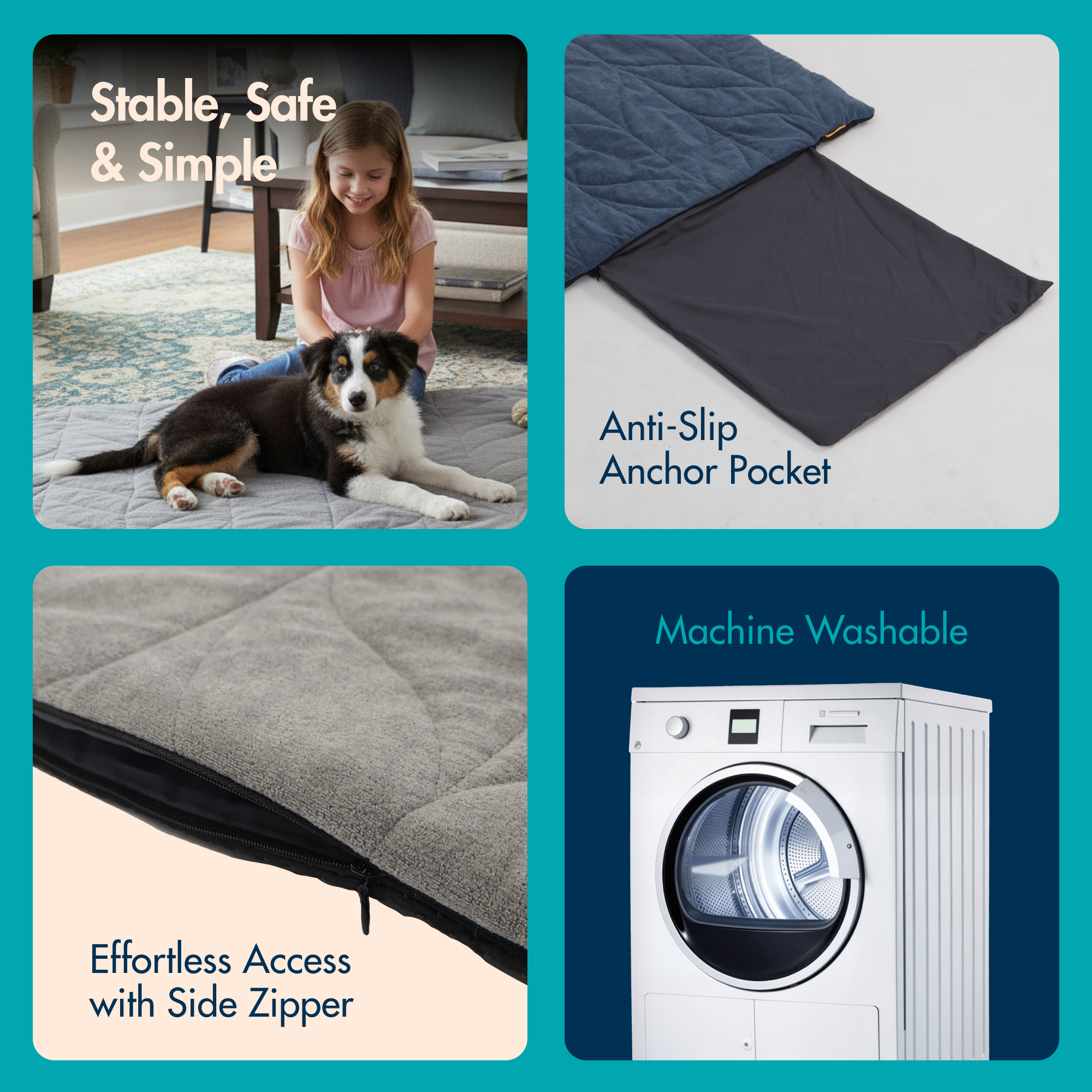Square Electric Heated Pet Mat