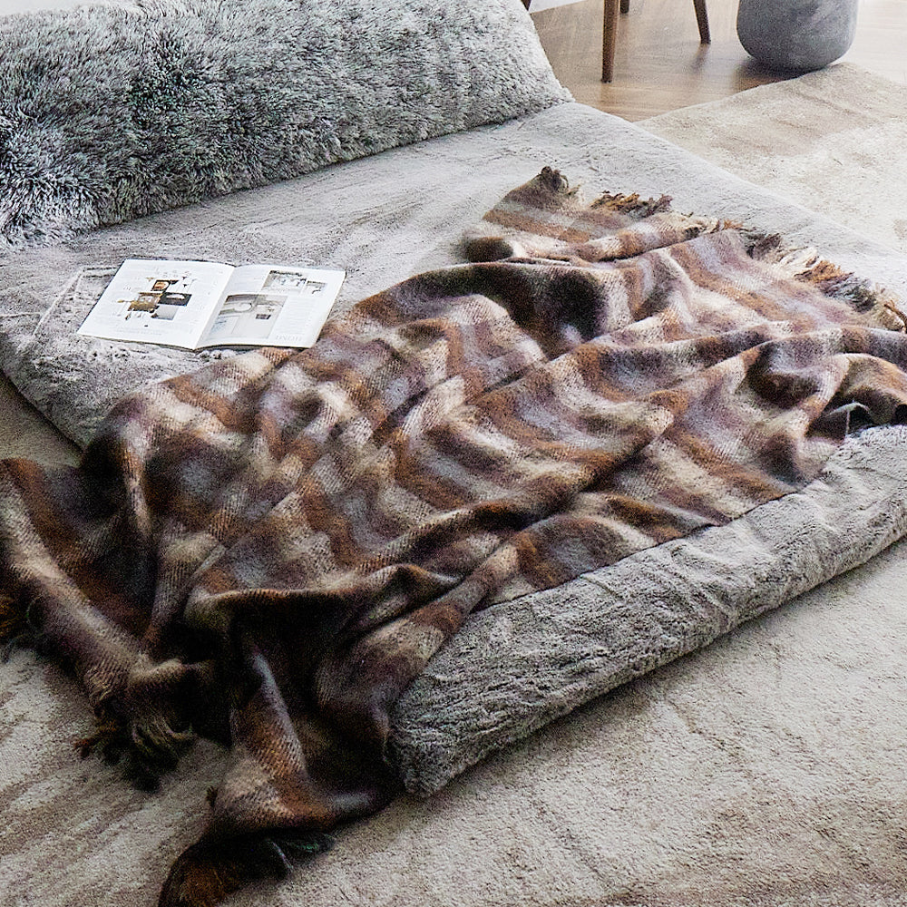 Plaid Throw Blanket