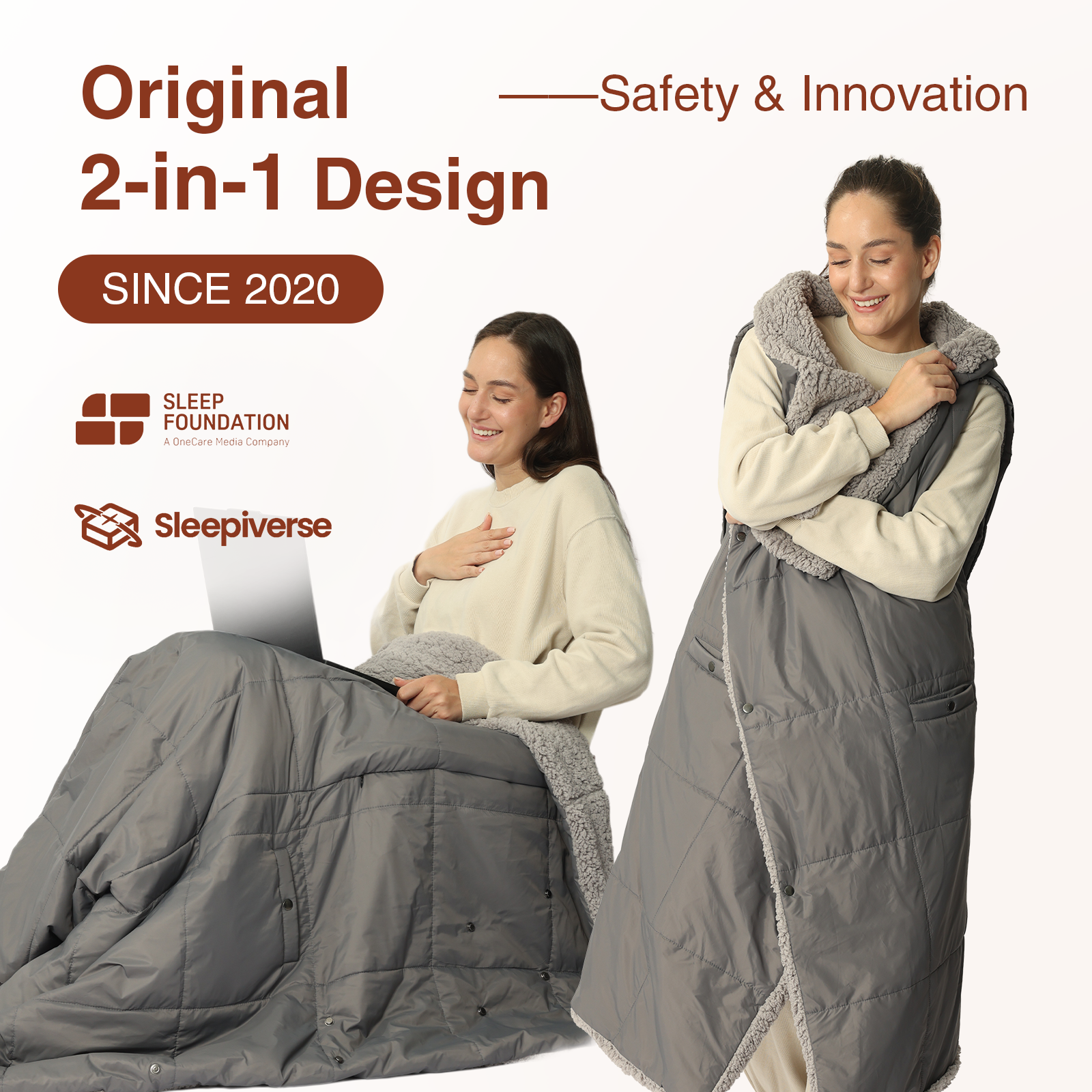 Wearable Battery Operated Heated Blanket Z-Style 9V