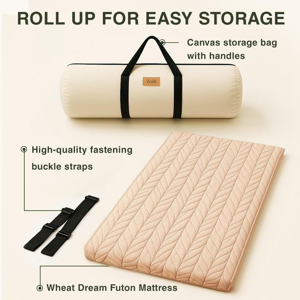 Wheat Dream Futon Mattress