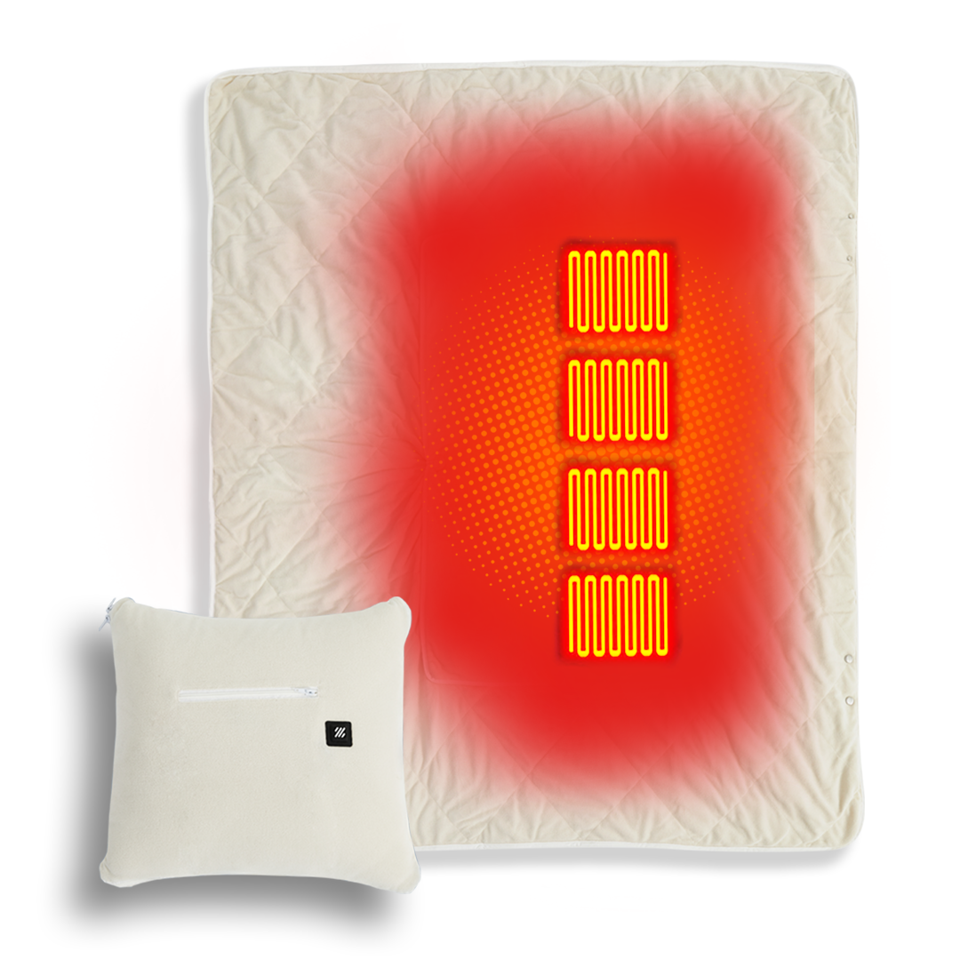 Z-Walk 3-in-1 Battery Operated Heated Blanket and Pillow
